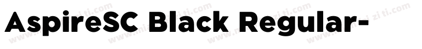 AspireSC Black Regular字体转换